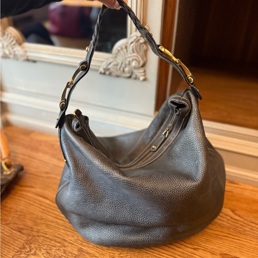 Gucci Black/Grey Hobo bag